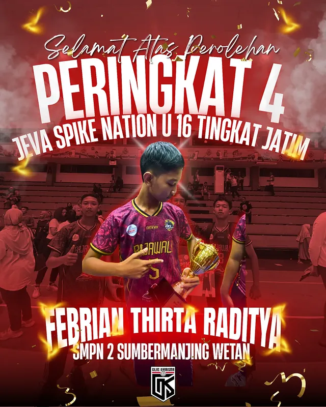 Jeva Spike Nation U-16 Tingkat Jatim